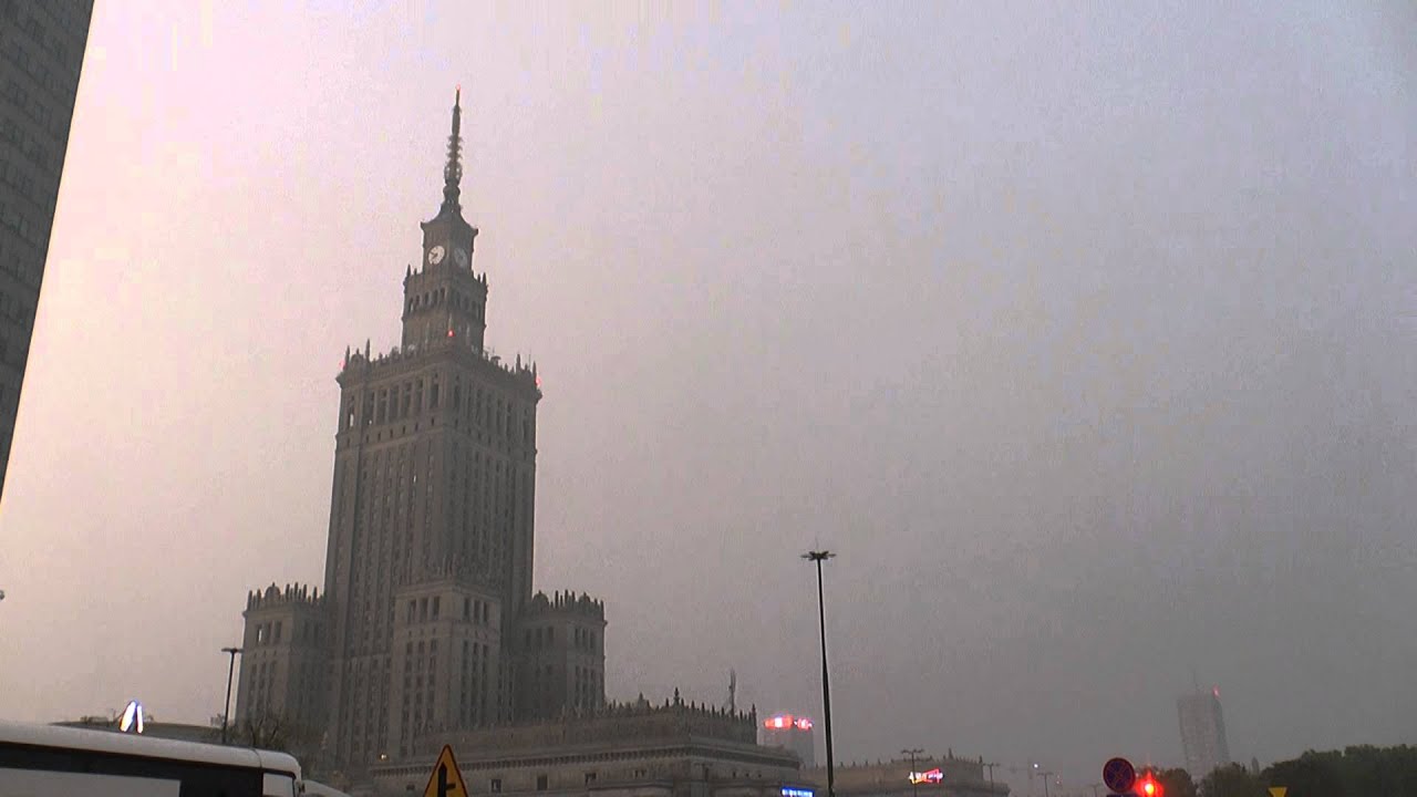 PAŁAC KULTURY I NAUKI - BURZA - WARSZAWA 19 LIPCA 2015 -19:52