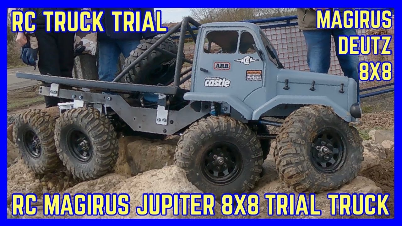 BEST TRIAL TRUCK MAGIRUS DEUTZ 8X8 IN EXTREME OFFROAD TRUCK TRIAL TERRAIN