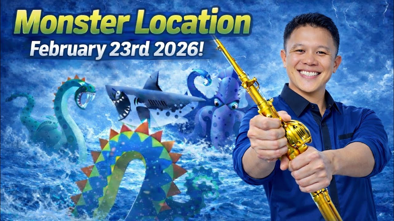 ALL MONSTER Location February 23rd 2026! Creatures of the Deep: Fishing #monsterhunter 