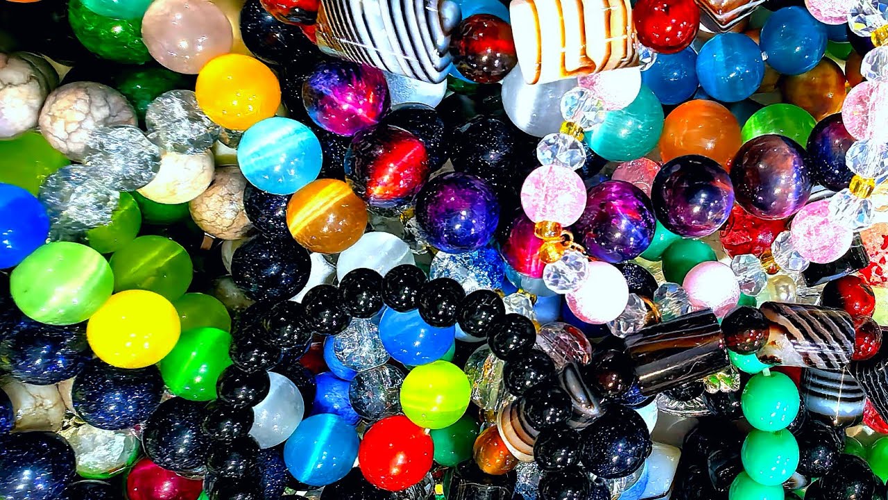 Beautiful Beads Show 🌈 Perfect Colors That Relax Your Mind | Colorful Beads Collection ✨ So Satisfy