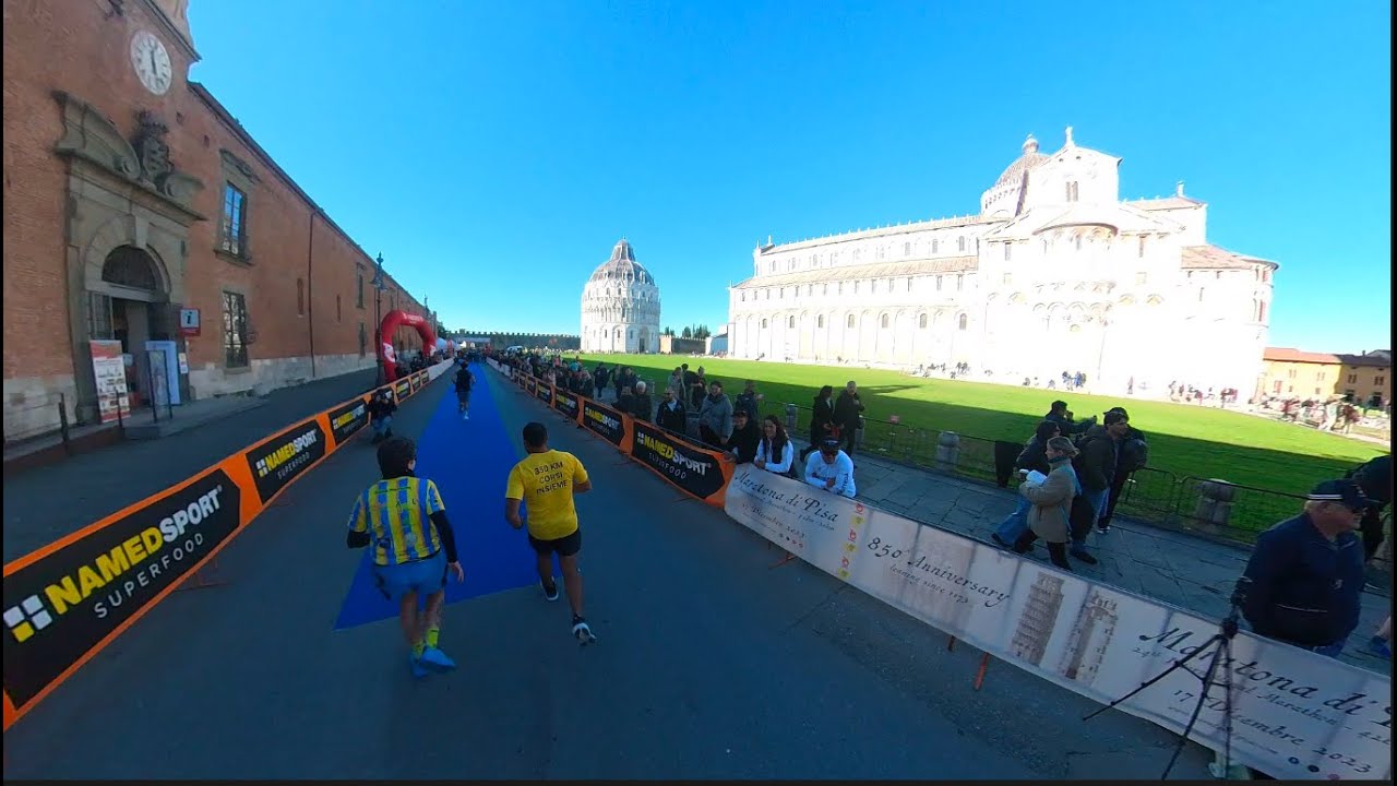 Maratona di Pisa 2023: L'emozionante sfida dell'atleta ipovedente