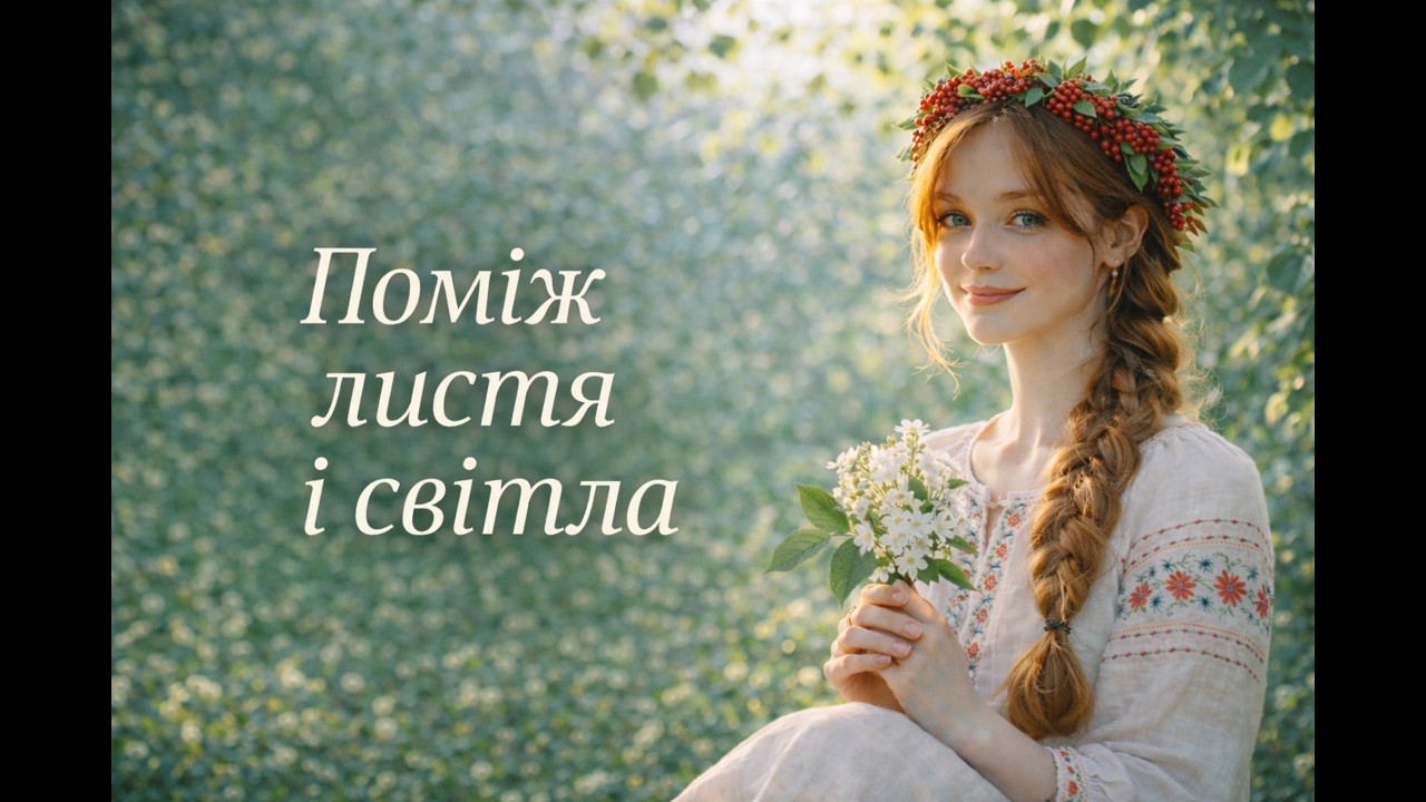 Поміж листя і світла | Нова українська пісня #прокохання #слухатиукраїнськіпіснi#ніжнапісня #пісня
