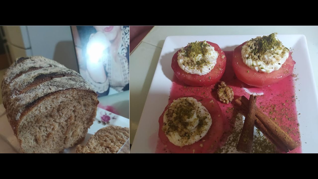 Pain complet chourba turc et dessert les coins à la crème 🥰👌👍😋🇹🇷🇩🇿