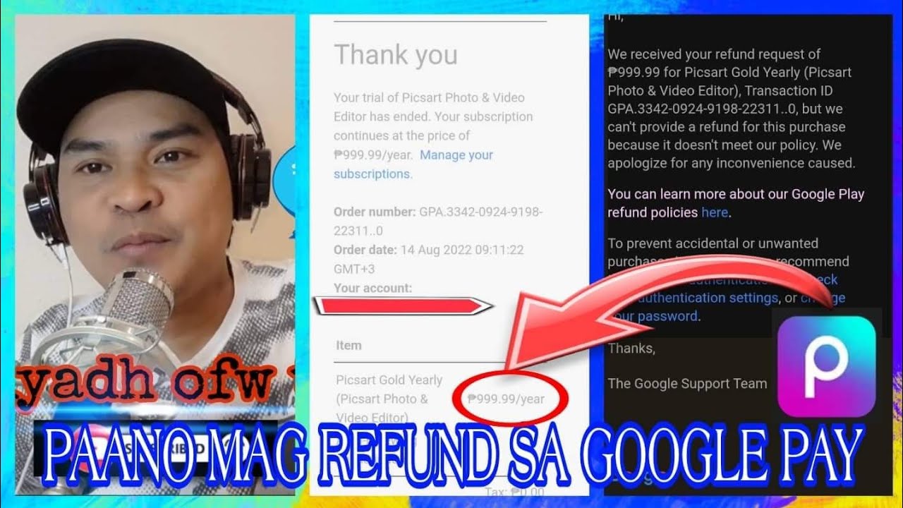 HOW TO REFUND YOUR MONEY IN GOOGLE PAY VERY EASY LANG (TAGALOGTUTORIAL)