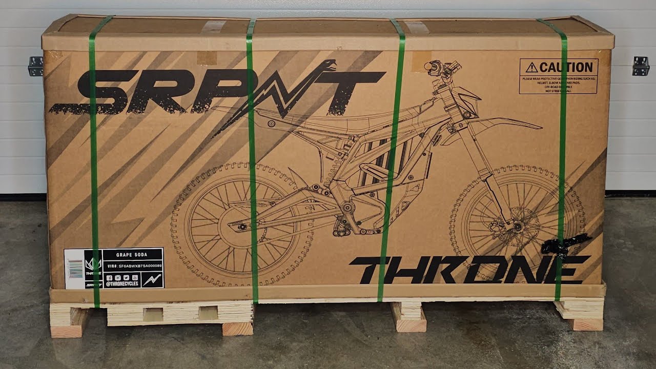 Throne SRPNT Unboxing & Assembly. First E-moto/E-bike. @thronecycles3531 @RevRides360