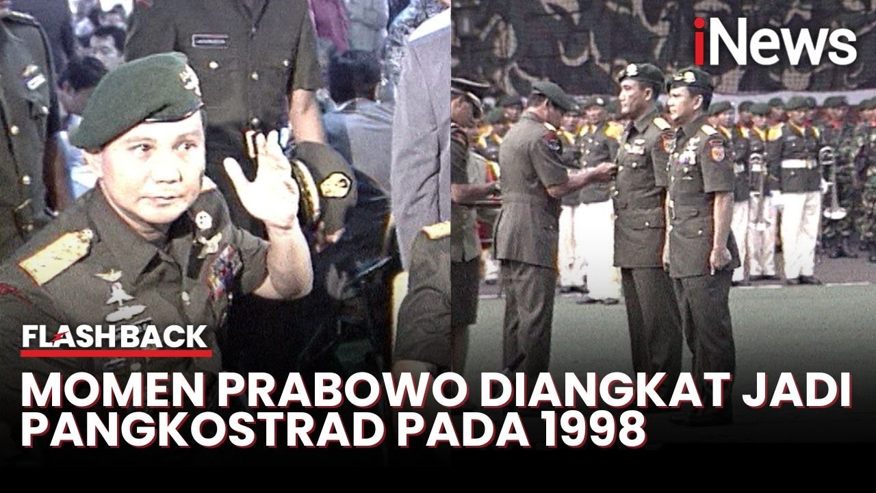 Bakal Dilantik jadi Presiden, Begini Detik-Detik Prabowo Diangkat jadi Pangkostrad pada 1998