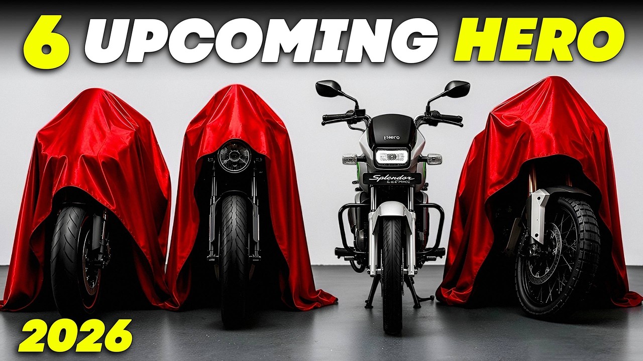 6 Upcoming Hero Bikes In India 2026 | Xpulse, Karizma 400 & More! ⚡