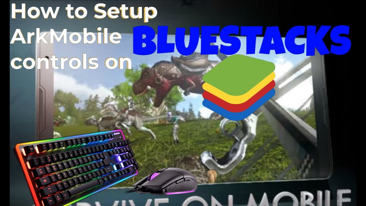 How to Setup Ark Survival Evolved Mobile Controls on Bluestacks | Easy Step By Step Tutorial Working