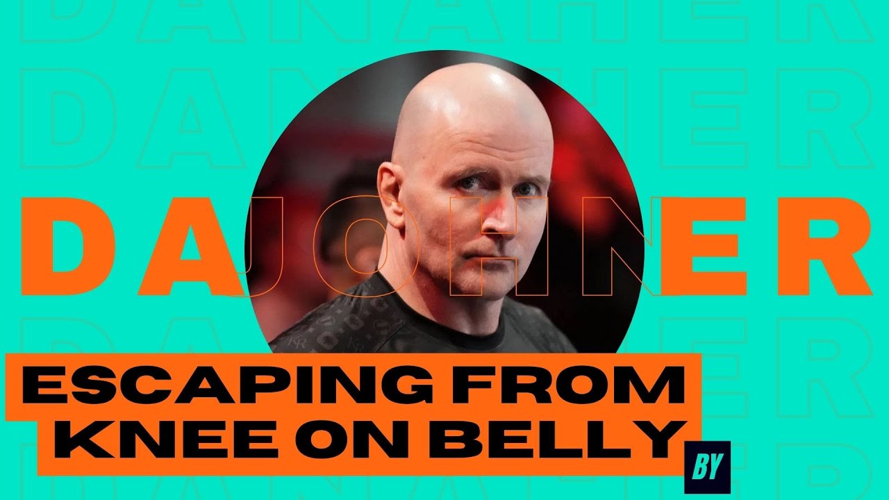 Escape from knee on belly by JOHN DANAHER - Step by Step guide