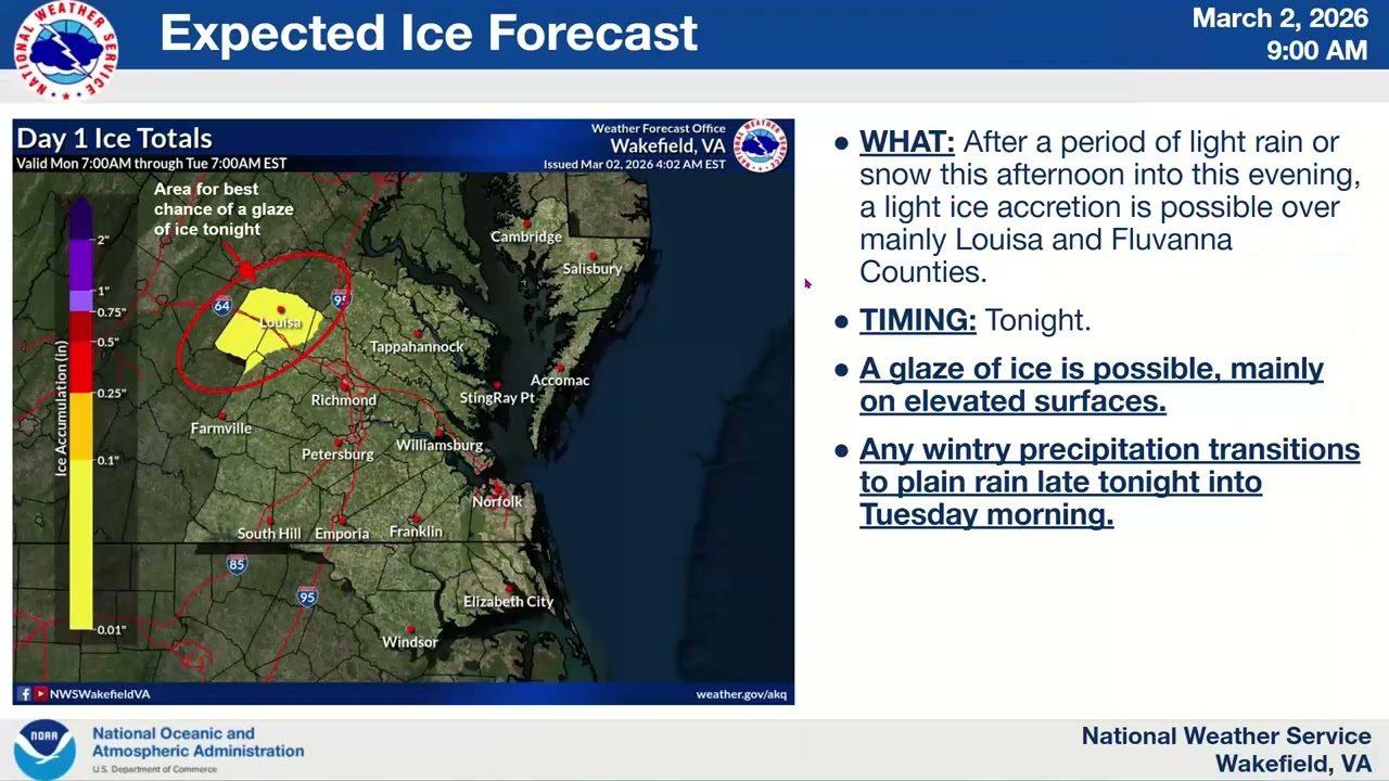 NWS Wakefield Briefing Weather Briefing - 3/2/2026