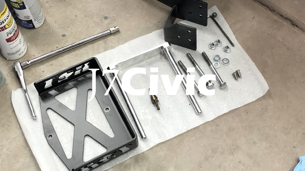 TSR Battery Relocation Tray Review and Install on Civic EK - Mayhem Metal Werkz