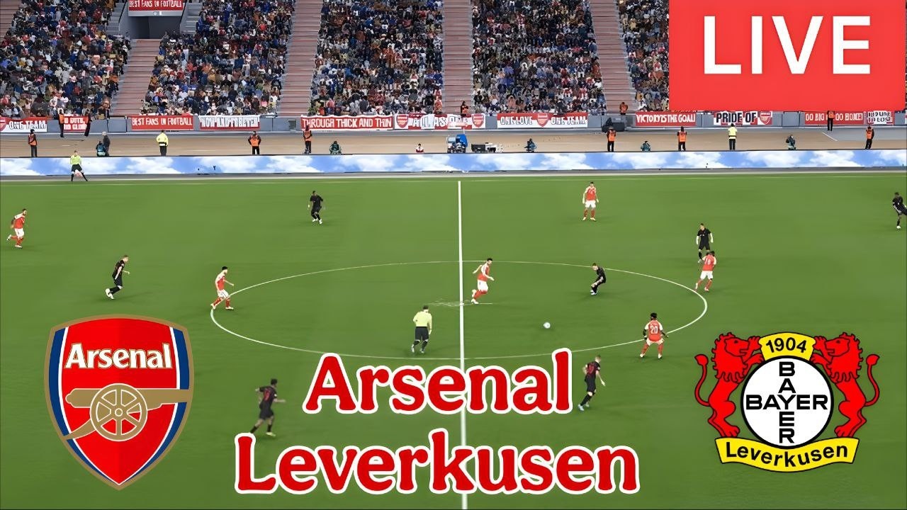 🔴 LIVE : Bayer Leverkusen vs Arsenal Champions League 2026 Full Match VideoGame eFootball Simulation