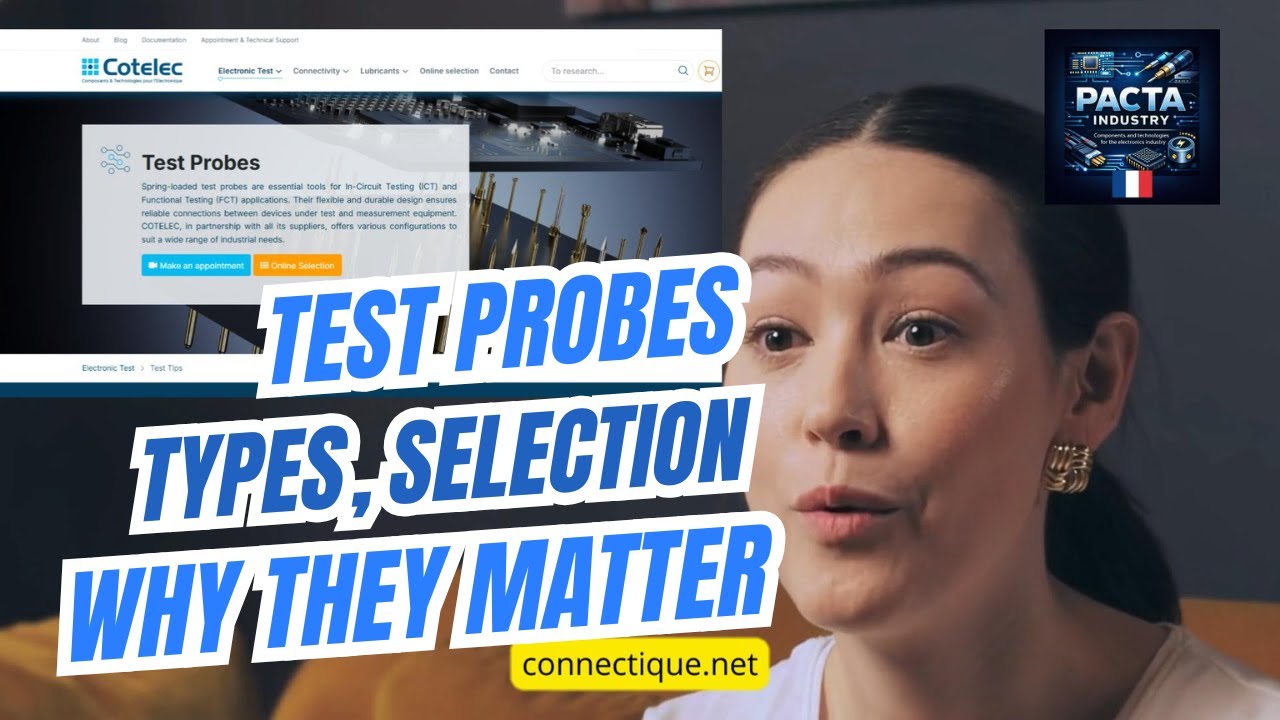 Test probes in industrial electronics: choosing the right contact makes the difference
