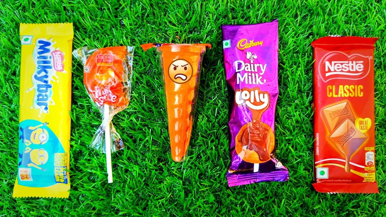 3 Minutes Satisfying Video | Asmr Most Favourite Chocolate And Rainbow Lolipops Opening Video