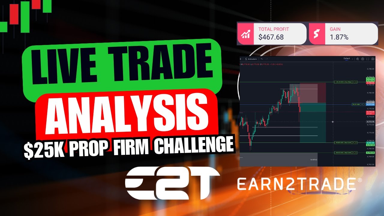 My First $25K Prop Firm Trade Results! - NY Reversal