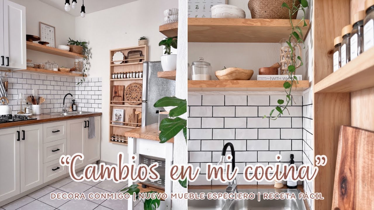 🪴✨DECORA CONMIGO + DIY NUEVO MUEBLE ESPECIERO | DECORACIÓN NEUTRA | CASA INFONAVIT 🏠