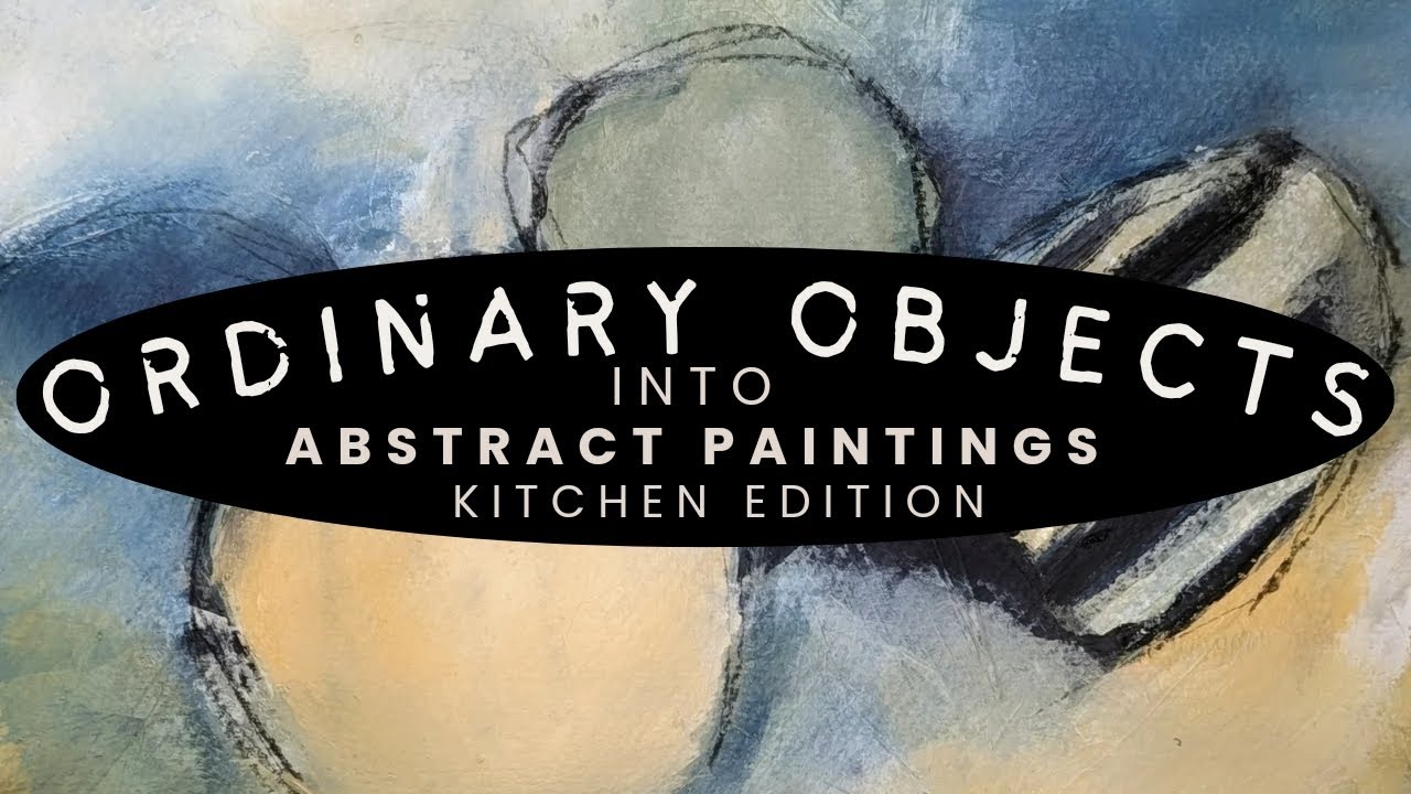 Turn Ordinary Objects Into Abstract Paintings #abstractpainting #abstractart