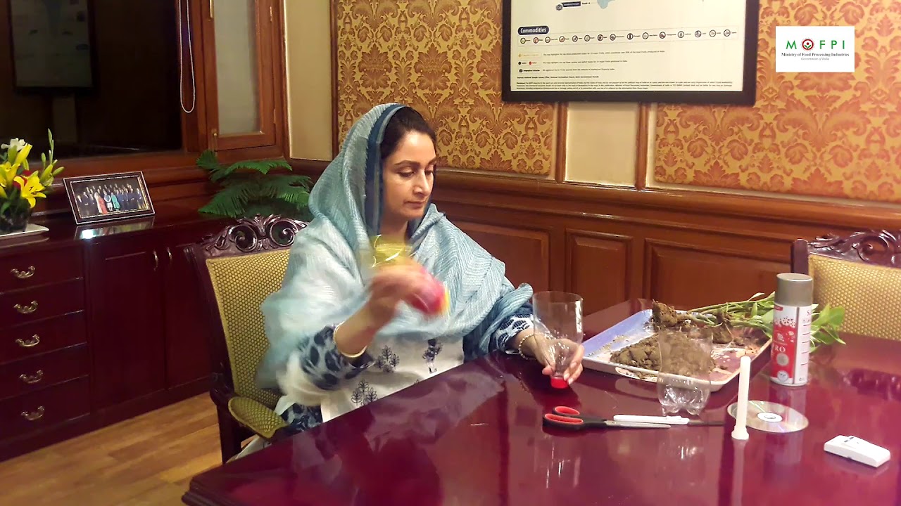 Hon’ble Minister Harsimrat Kaur Badal took the #WastetoWealth Challenge.