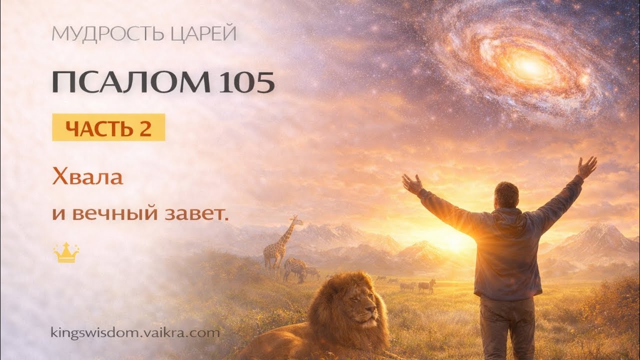 №105 Псалмы Давида. Часть 2.  Мудрость Царей