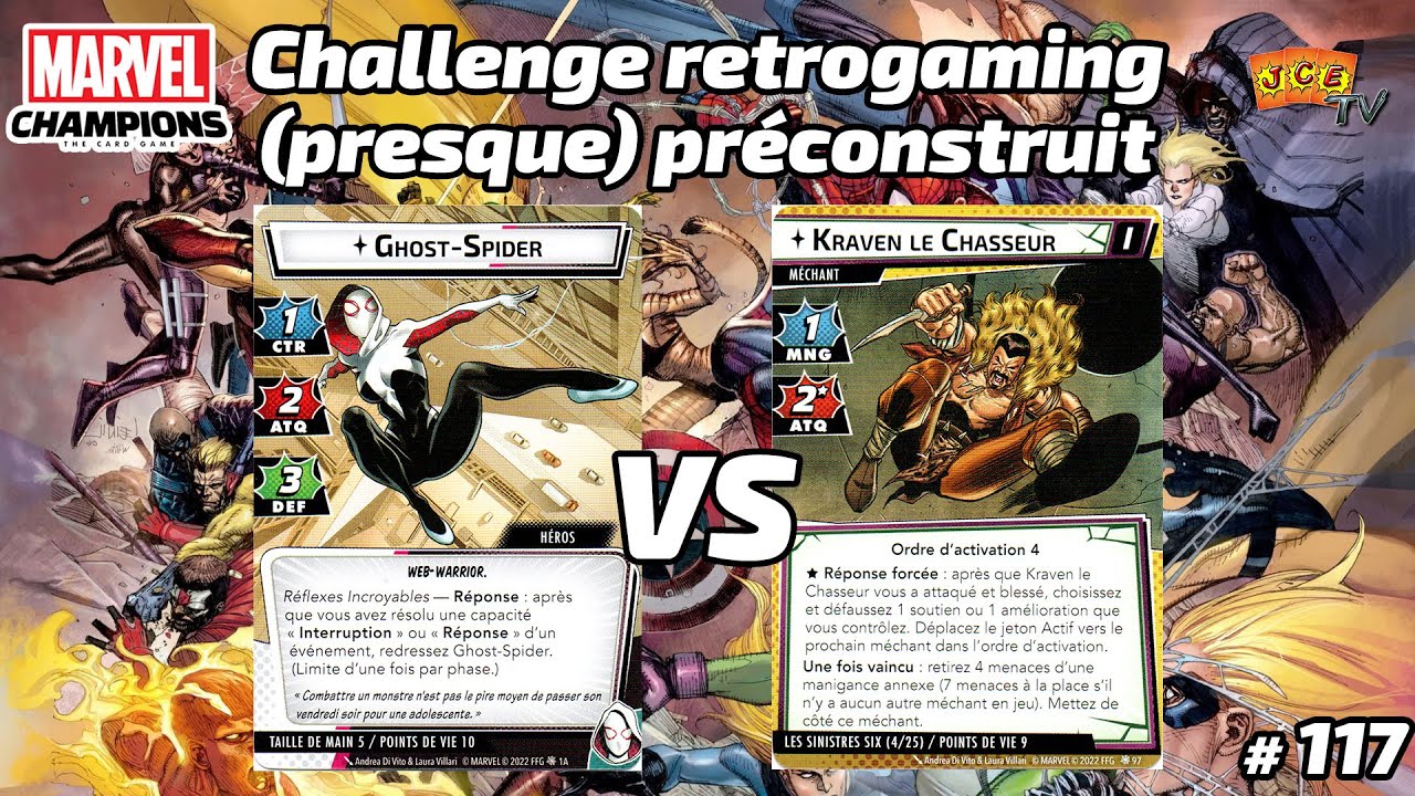 👻Ghost-Spider vs Les Sinistres Six : Retrogaming #117 [Marvel Champions JCE]