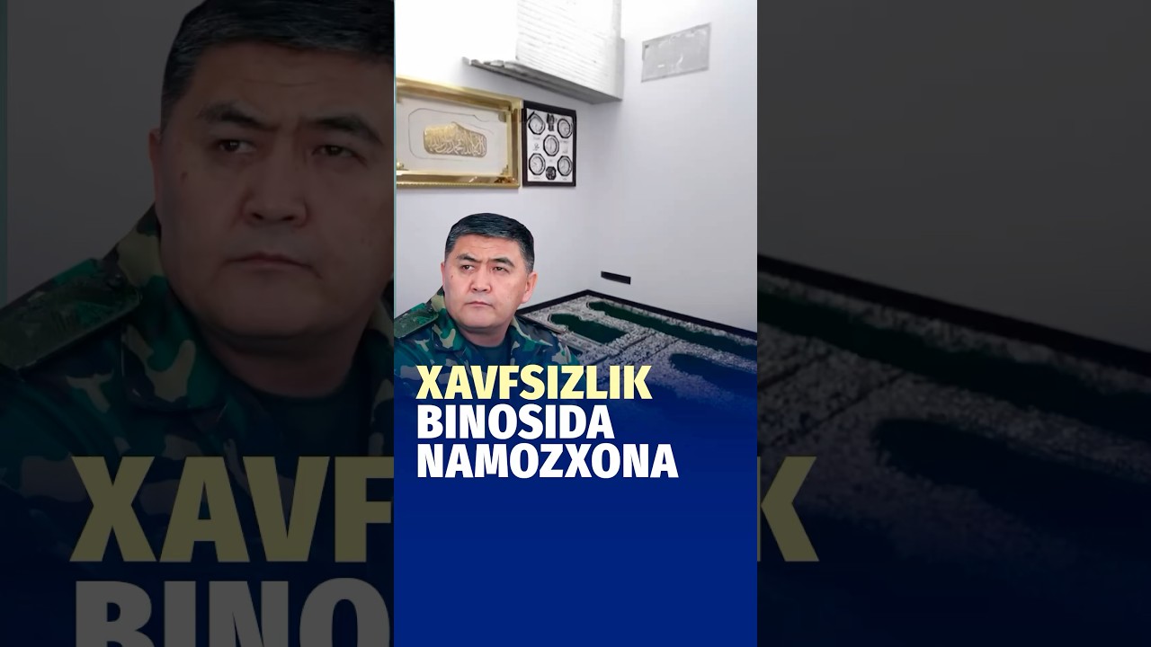 Qirg&lsquo;iziston Milliy xavfsizlik davlat qo&lsquo;mitasi bo&lsquo;limi binosida xodimlar uchun namozxona ochildi
