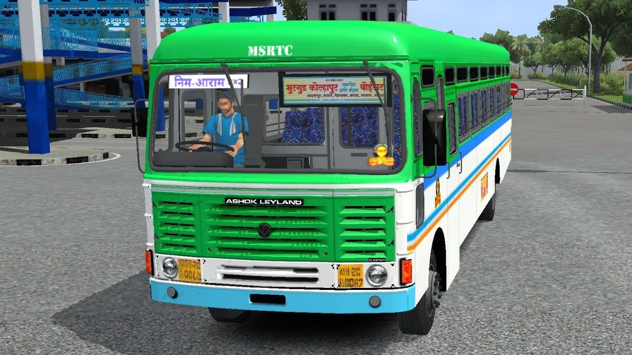 How To Add Msrtc Hirkani Bus Mod In Bus Simulator Indonesia| New Msrtc Bus Mod Bussid 