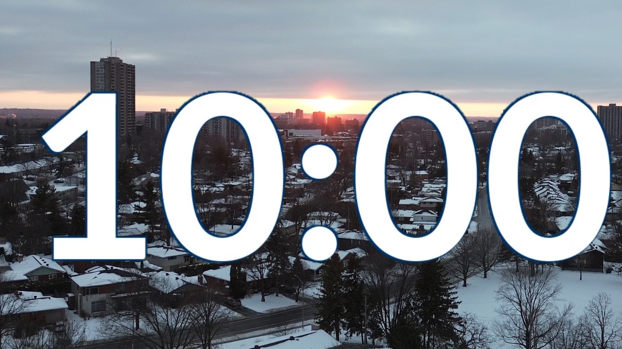 🌅 10 Minute Timer with Soothing Music and Beautiful Nature Footage 🏞️
