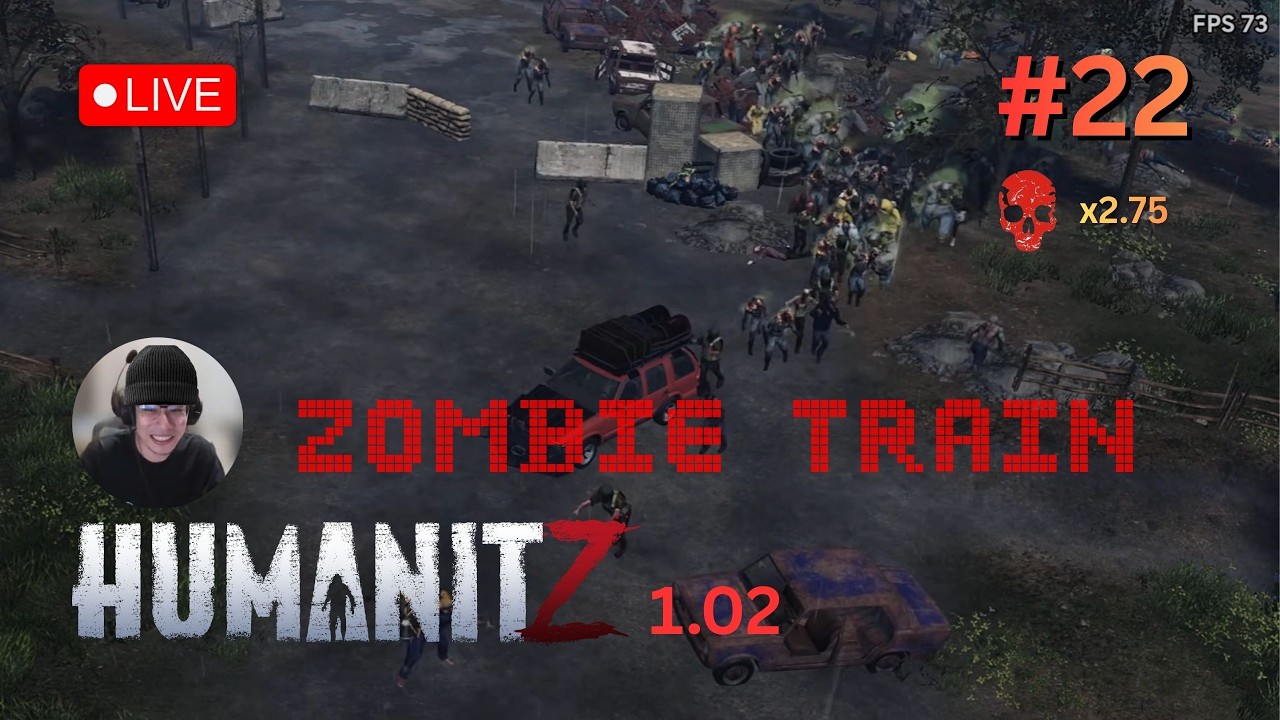 🔴 Zombie Train | HumanitZ