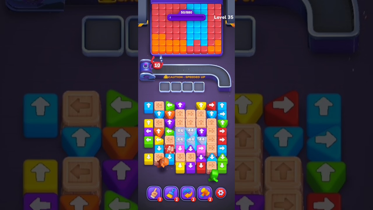 Angry Blocks Cube Blast Level 32-35 Gameplay Walkthrough 