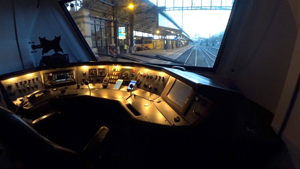 Train Driver's POV Amsterdam - Haarlem - Den Haag VIRM 2018