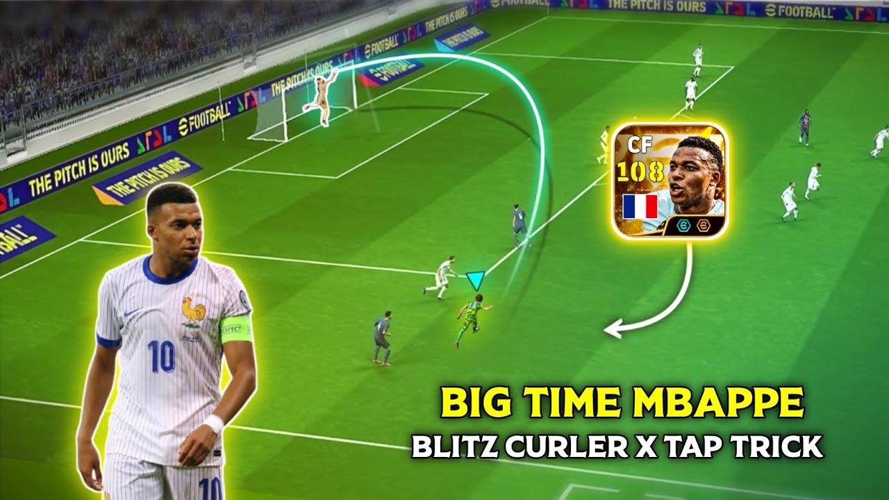 Big Time Golden Boot Tap Trick x Blitz Curler Mbappe is Unstoppable 🥶🔥🥵 New Big Time Mbappe Review 