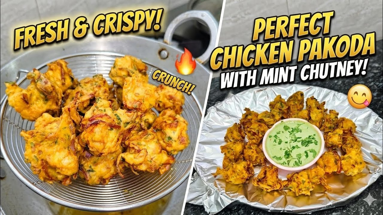 Crispy Chicken Pakoda | चिकन पकोड़ा |  Street Style Making | How to Make Crispy Chicken Pakoda |
