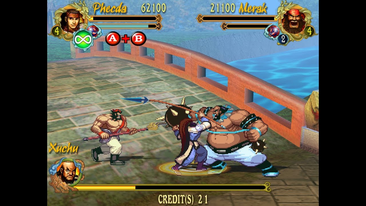 Knights of Valour: The Seven Spirits arcade 2 player 60fps