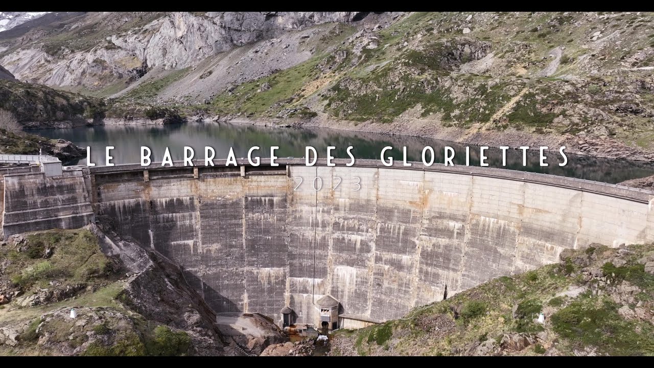 Le barrage et le lac des Gloriettes, vallée de Héas à Estaubé