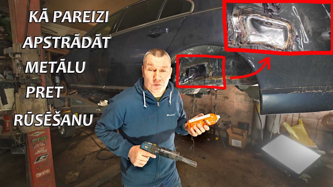 KĀ APSTĀDINĀT AUTO METĀLA RŪSĒŠANU