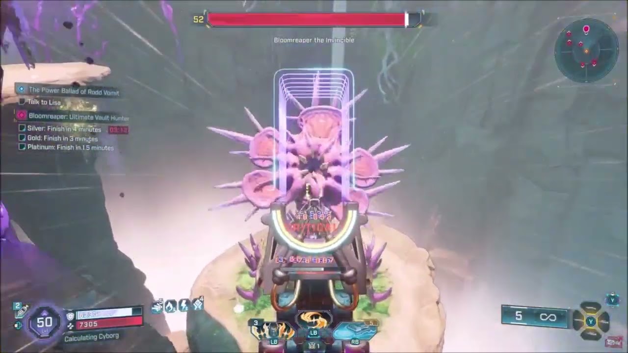 BL4 Bloomreaper vs amon uvh1 platinum + phosphene mantra drop