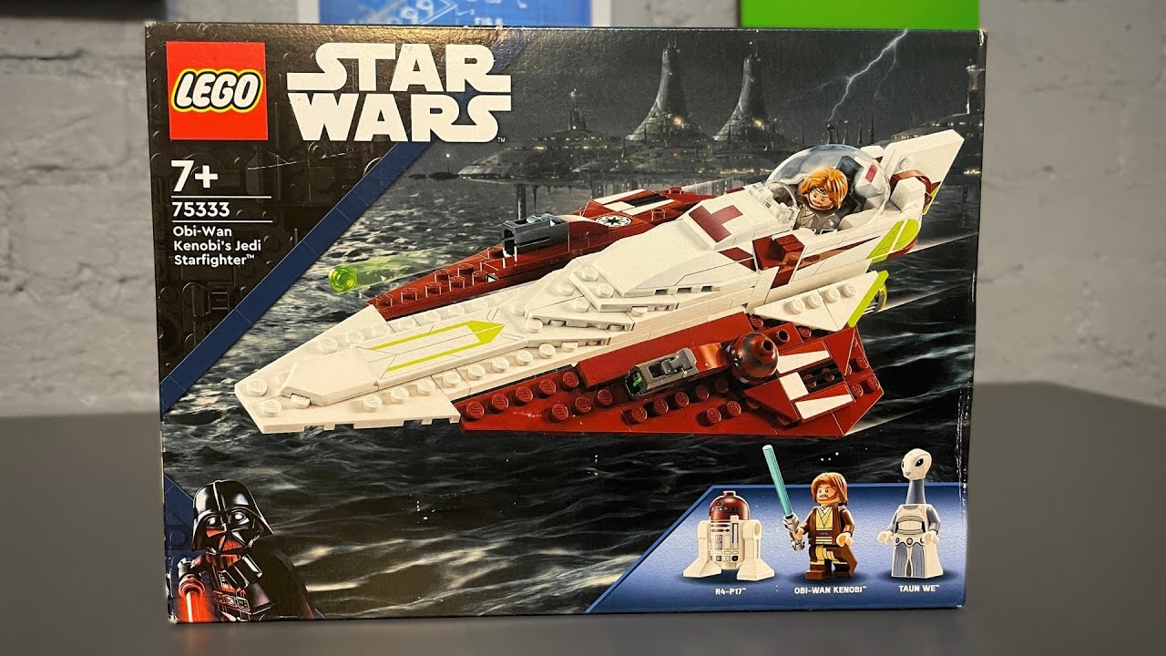 Good Ship & Good Minifigures! Lego Star Wars 75333 Obi-Wan Kenobi&rsquo;s Jedi Starfighter Review