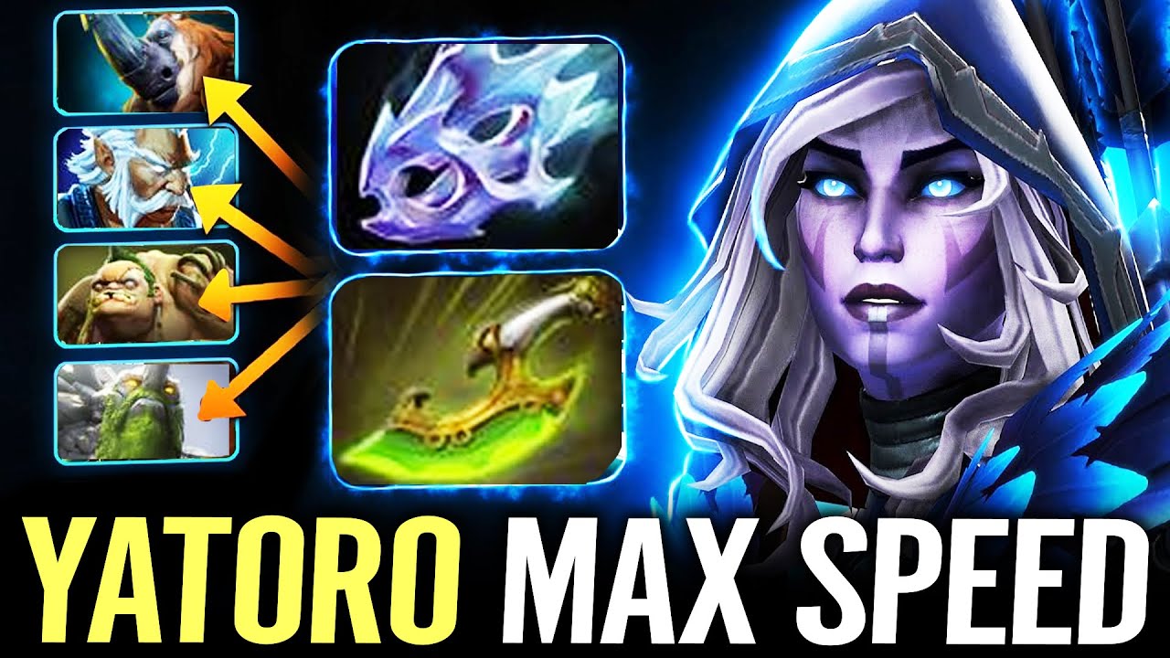 🔥 YATORO Drow Ranger Max Speed Build &mdash; The Real Free Hit Machine Gun Dota 2 Pro