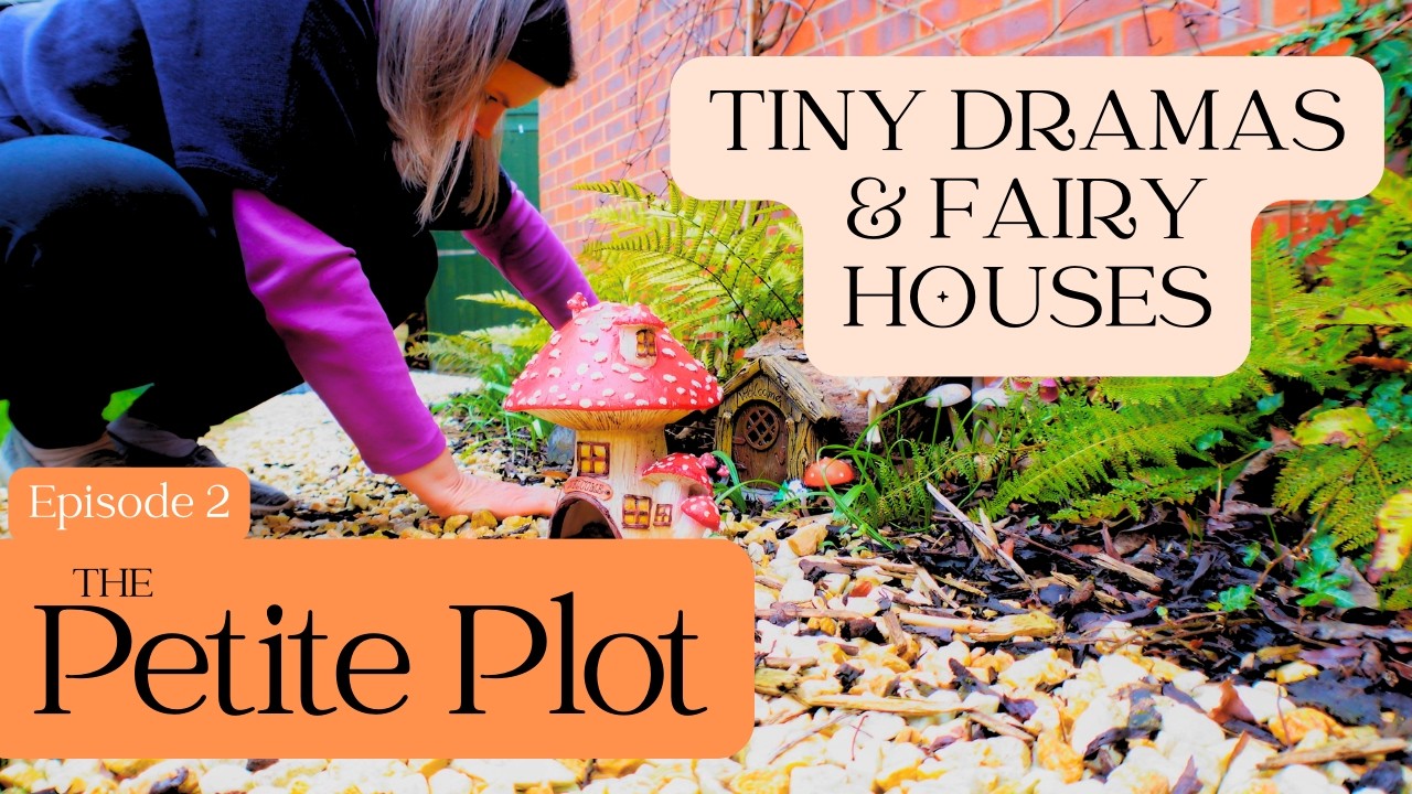 Tiny Dramas & Fairy Houses: Small Space Veg Gardening and Checking on Overwintering Greens 🍄