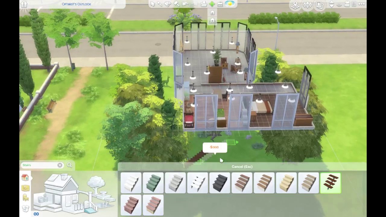 The Sims 4- Treehouse Speedbuild + Gameplay!!!