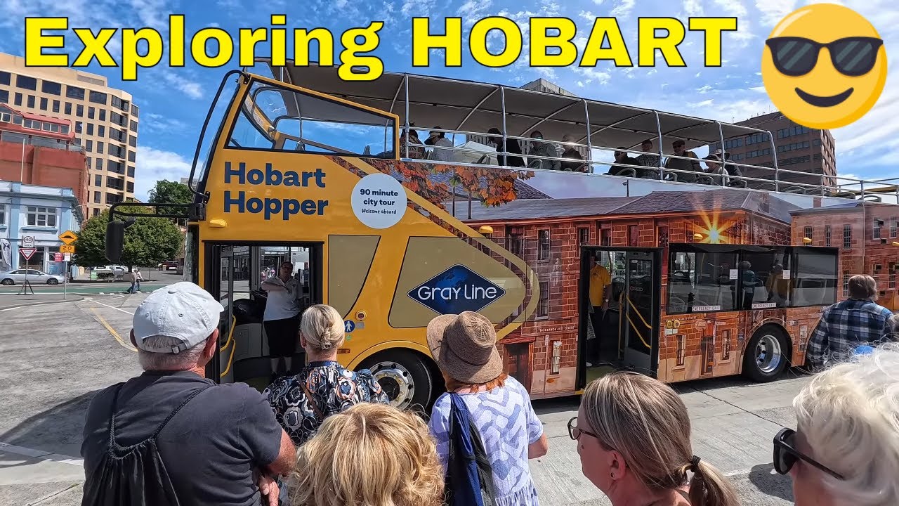 Exploring Hobart on the Grayline Hobart Hopper BUS - Pacific Adventure Port Day