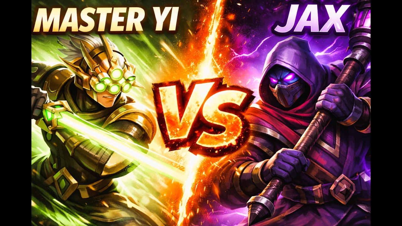 gamer girl, Master Yi jgl VS. Jax