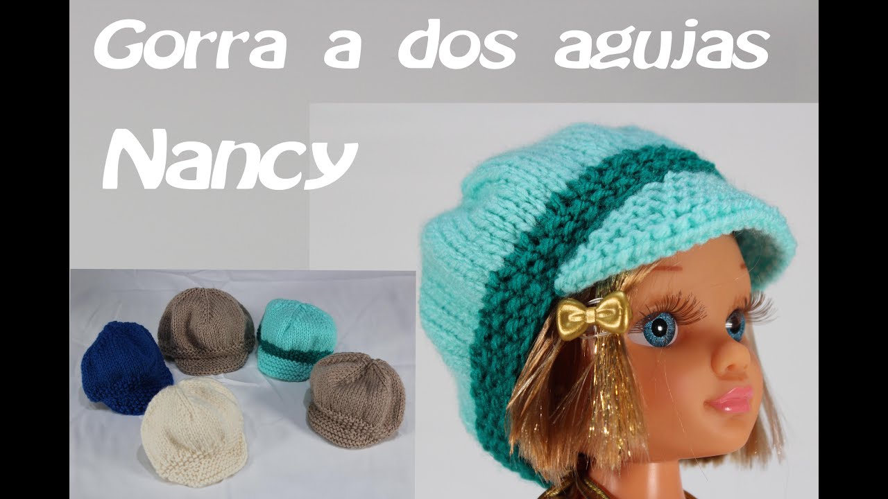 Gorra a dos agujas para Nancy