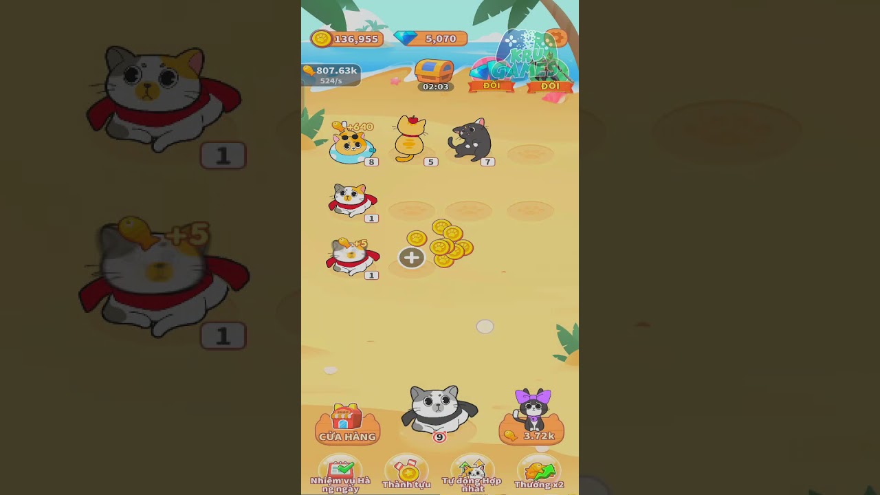 Cat Paradise Trailer (Android, IOS) #shorts