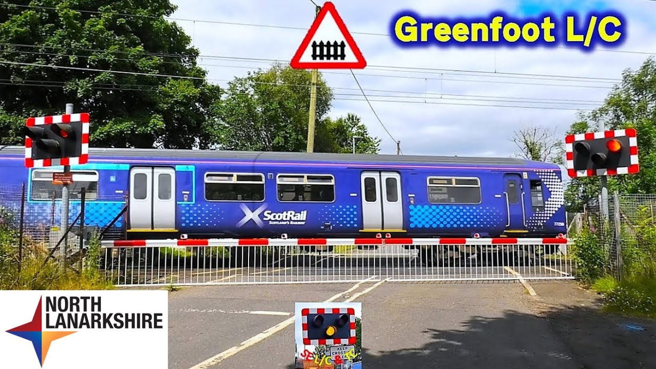 Greenfoot Level Crossing, North Lanarkshire