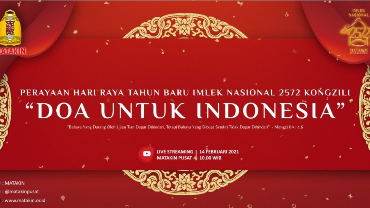 PERAYAAN HARI RAYA TAHUN BARU IMLEK 2572 KONGZILI TINGKAT NASIONAL