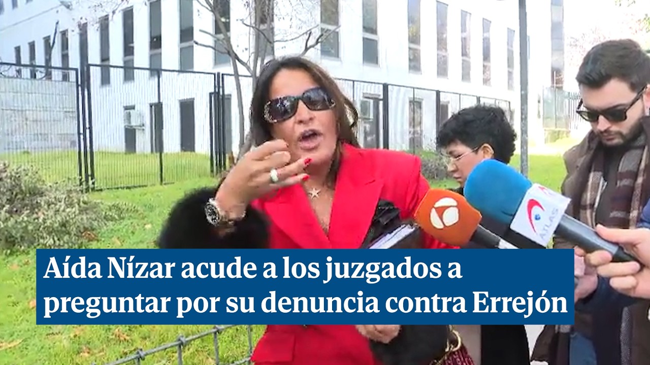 Aída Nízar acude a los juzgados de Plaza de Castilla a preguntar por su denuncia contra Errejón