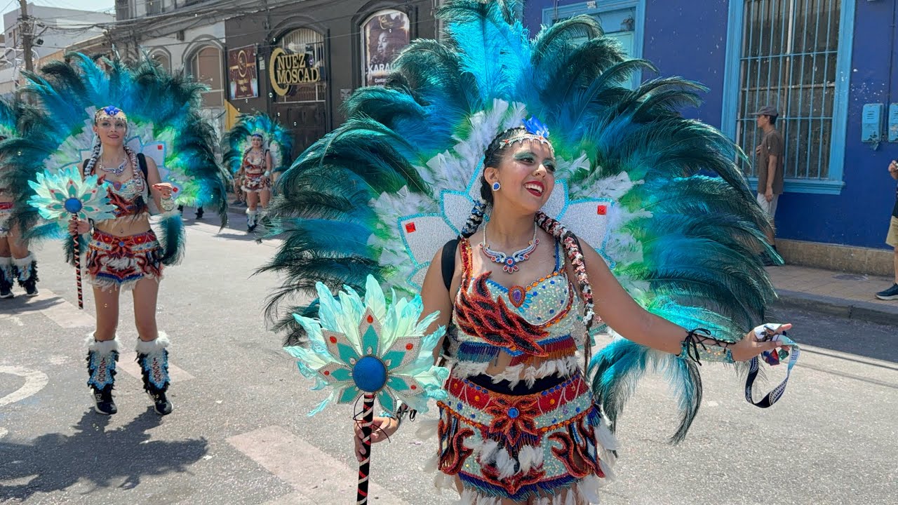 🎊🎺Tobas Sangre Guerrera ~ Carnaval de Arica 2025 D~3🎊🎺