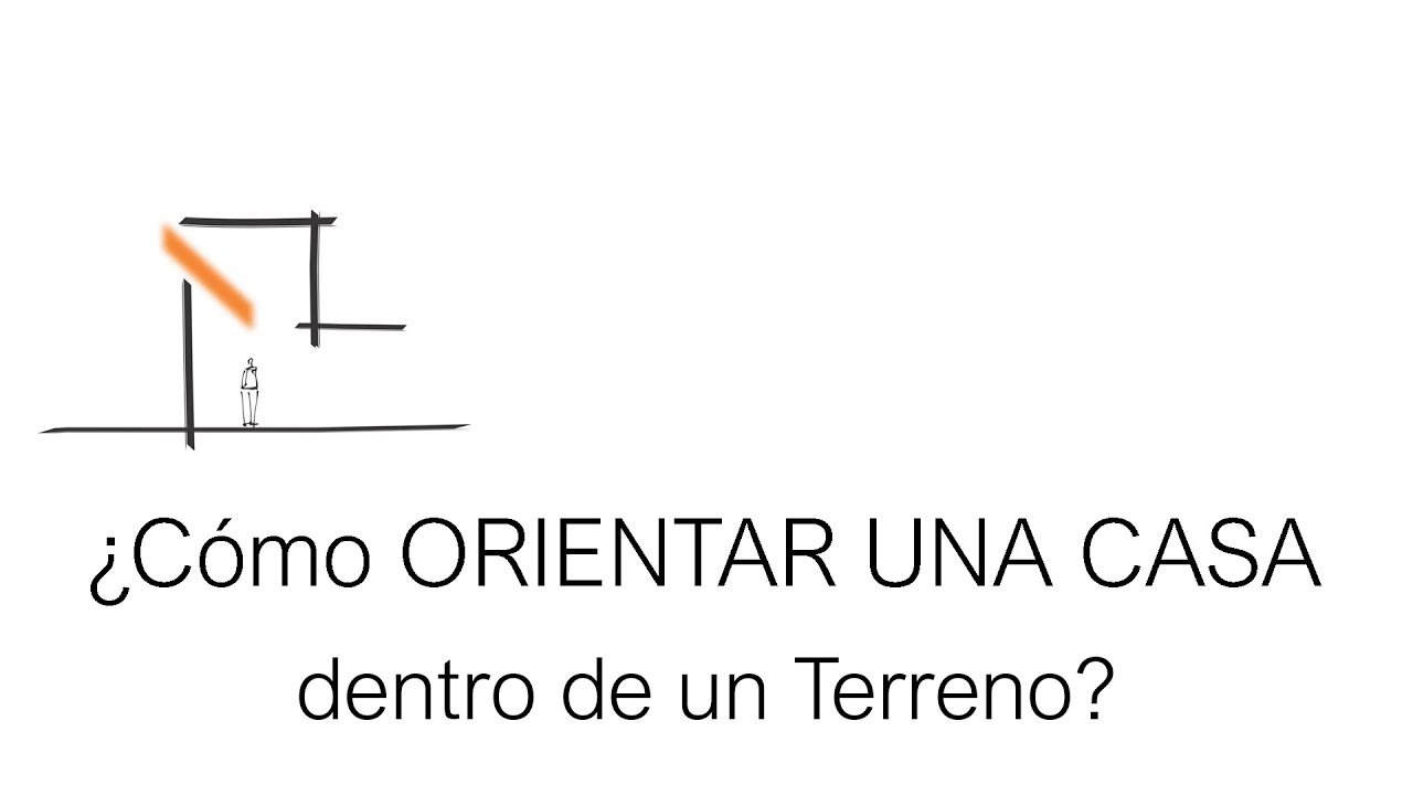 ¿Cómo ORIENTAR UNA CASA dentro de un TERRENO?