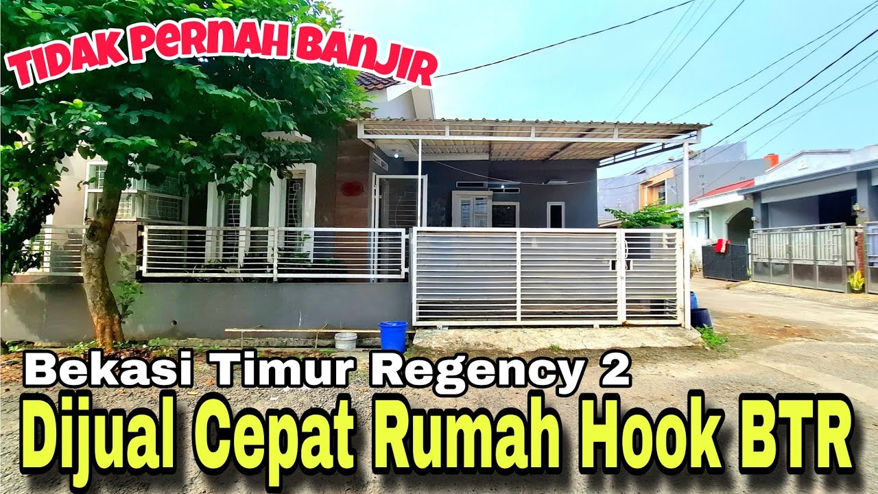 DIJUAL CEPAT RUMAH MINIMALIS POSISI HOOK DI BEKASI TIMUR